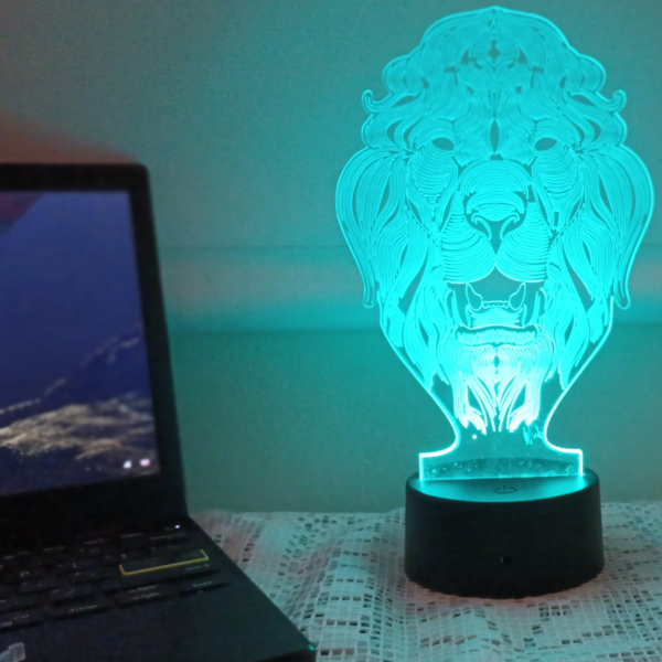 lampara_led_leon_azul lampara_led_leon_azul