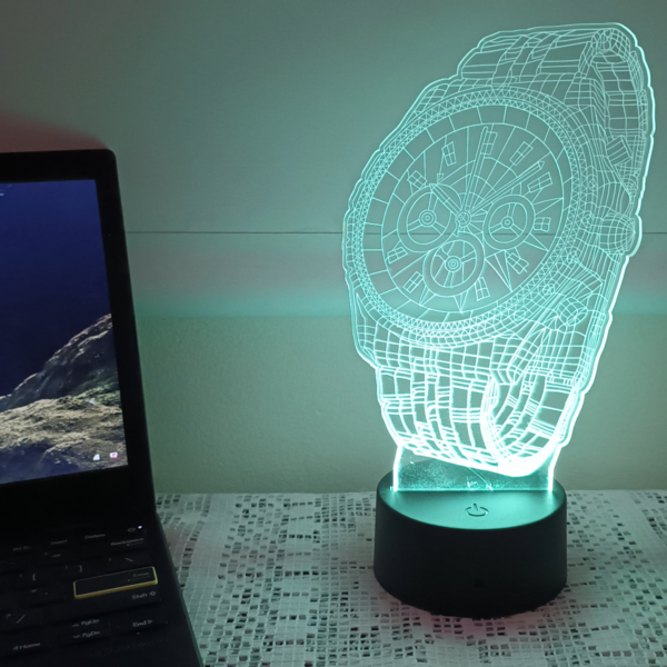 lampara_led_Reloj_noche_azul lampara_led_Reloj_noche_azul